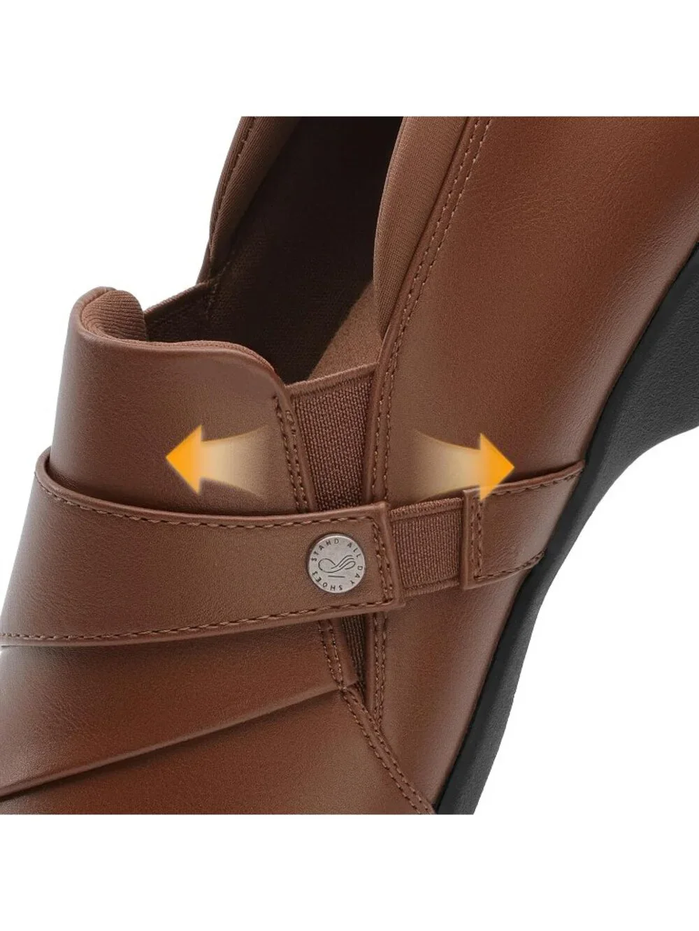 Dream Pairs Women's Tan Comfortable Arch Support Casual Dressy Loafers